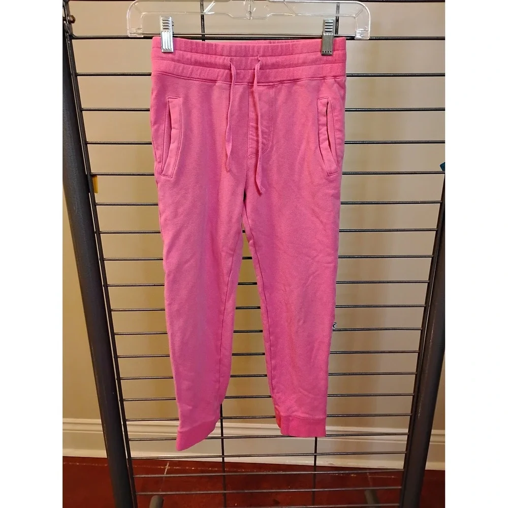 Kicker Pink Bamboo Organic Cotton Blend Jogger Sweatpants Kids Size M 8-10